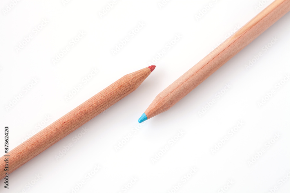 color pencil on white background color pencil on white background