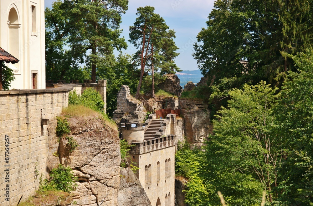 Castle Valdstejn in Czech Republic