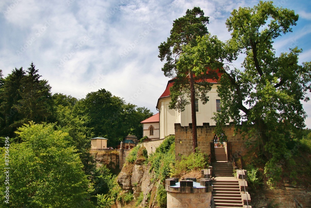 Castle Valdstein in Bohemian Paradise region