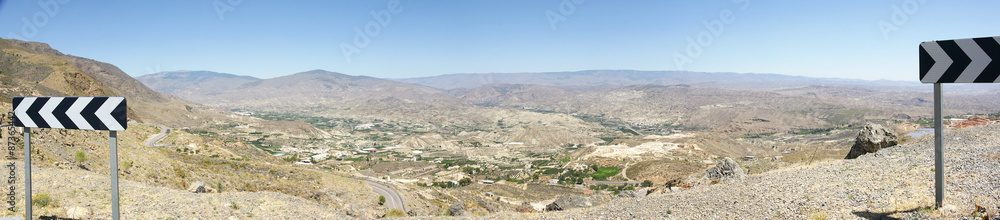 Panorámica de la Alpujarra almeriense, Almería