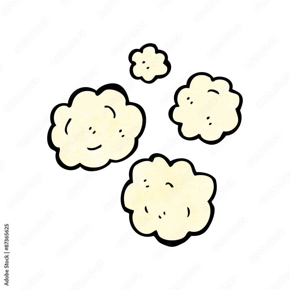 Fototapeta premium smoke puff decorative element