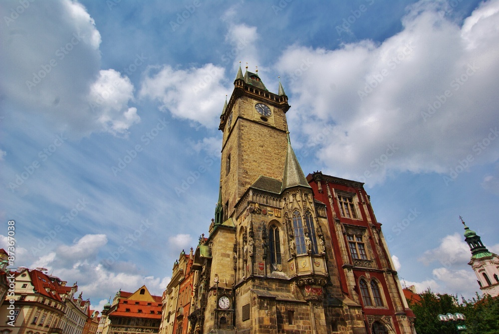 Здание ратуши на Староместской площади Праги