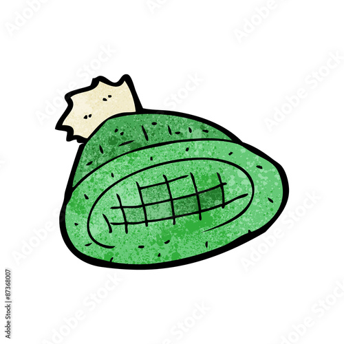 knitted hat cartoon