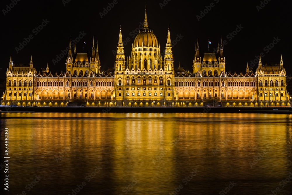 budapests impressive archtecture. It is the capital of hungary