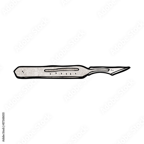 cartoon scalpel