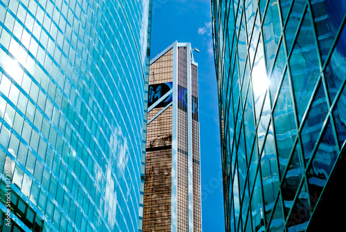 New buildings modern business center 