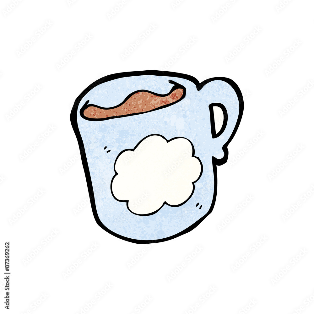 cartoon cloud pattern coffee mug cartoon cloud pattern coffee mug