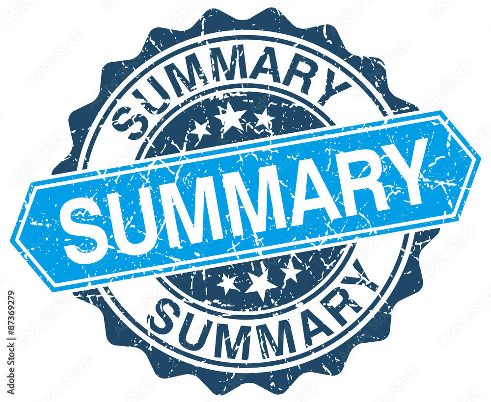 summary blue round grunge stamp on white summary blue round grunge stamp on white