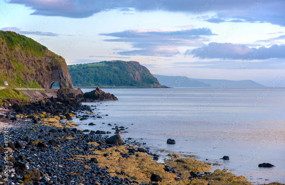 Antrim Coastal Road in Northern Ireland Antrim Coastal Road in Northern Ireland