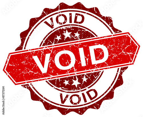 void red round grunge stamp on white