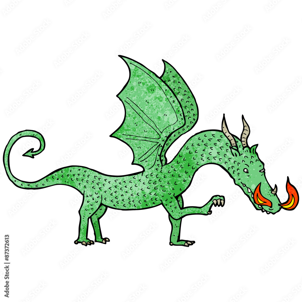 cartoon dragon