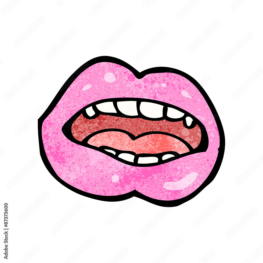 cartoon lips
