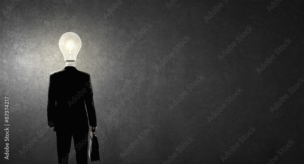 Obraz premium Having great idea in head