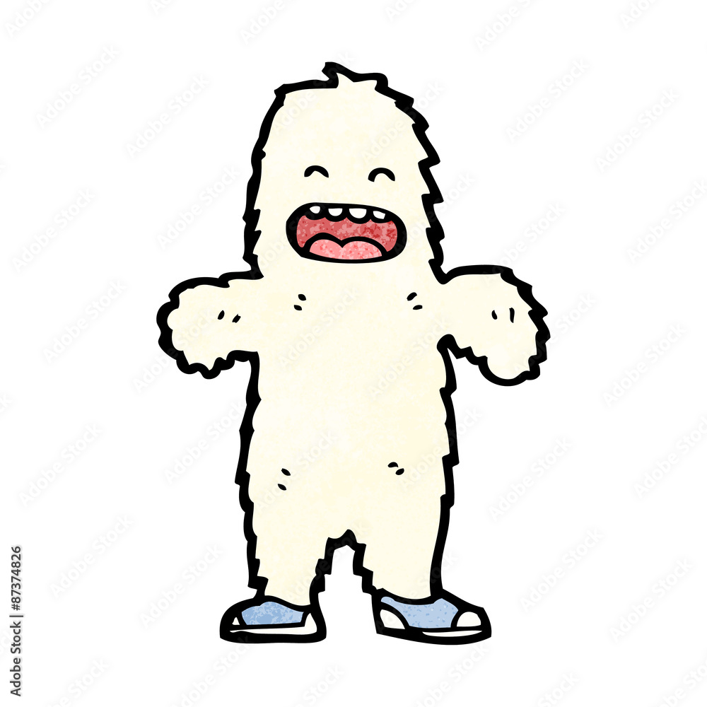 cartoon yeti cartoon yeti