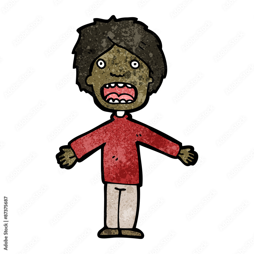 cartoon shocked boy cartoon shocked boy