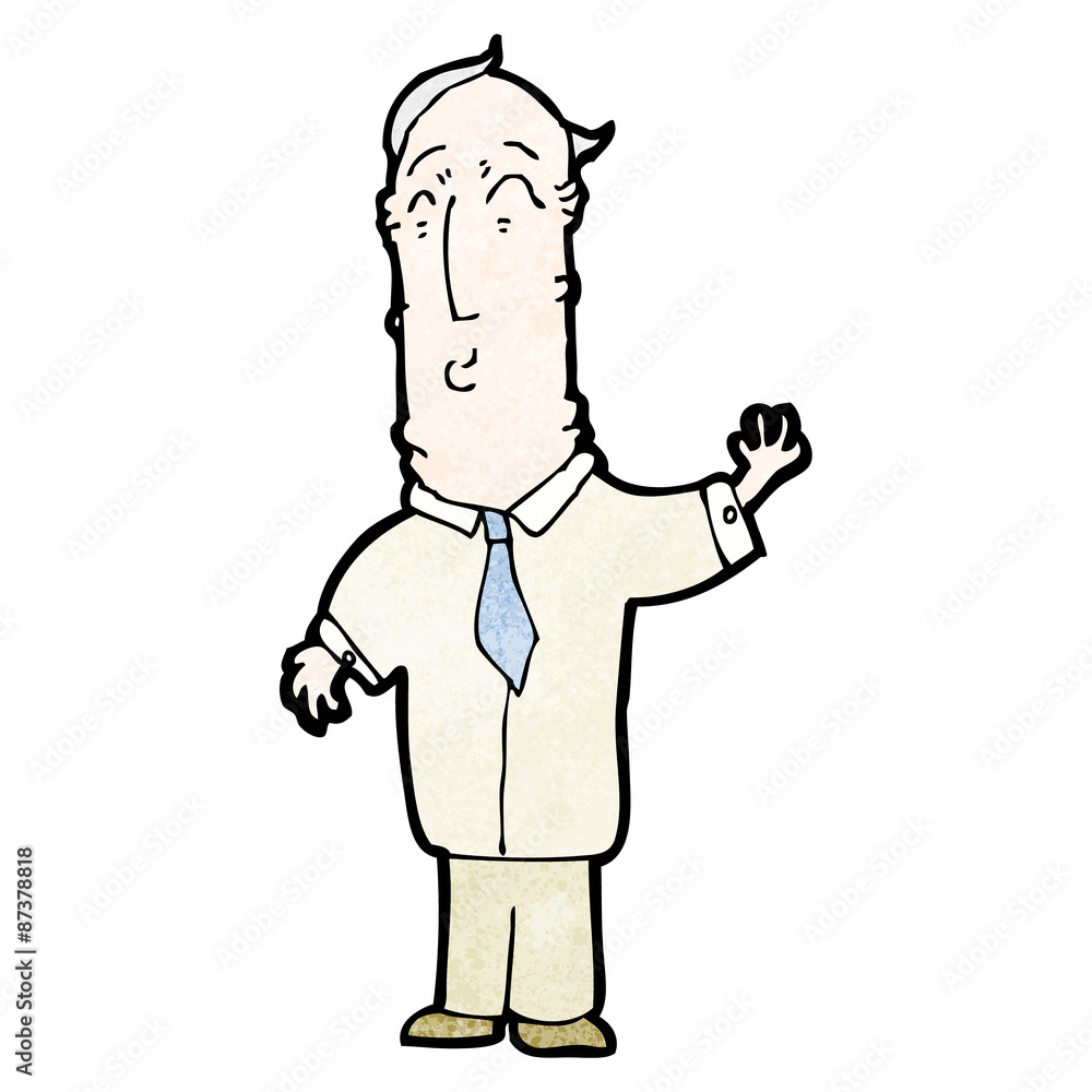 cartoon waving man cartoon waving man