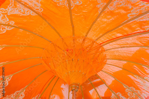 dessous de parasol marocain orange 