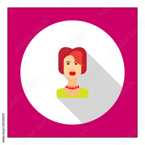 Portrait of young redheaded woman 