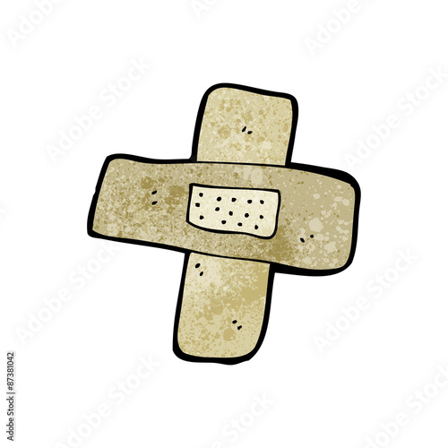 cartoon sticking plaster