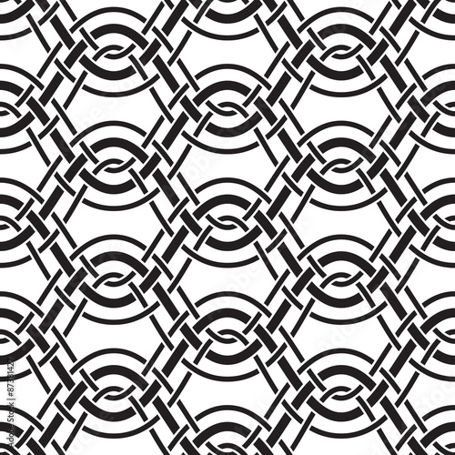 Abstract wavy lines, seamless pattern