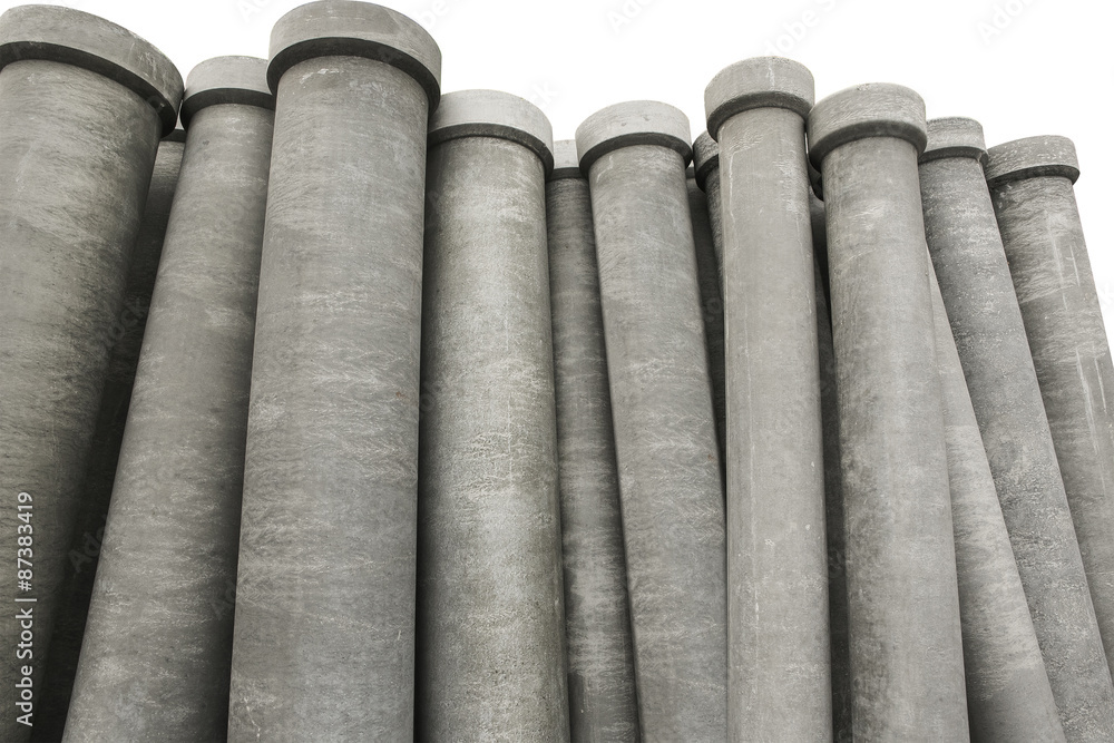 Fototapeta premium Pipes cement