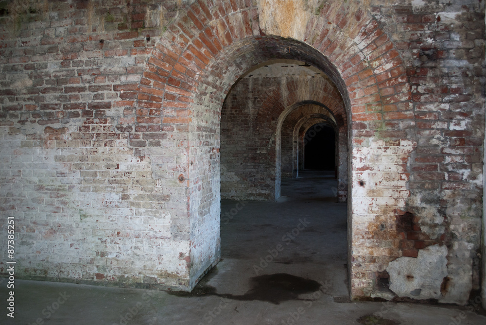 corridors with arches