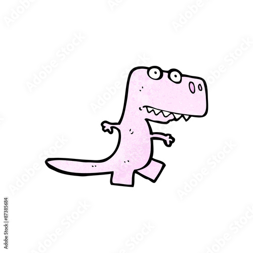 cartoon pink dinosaur