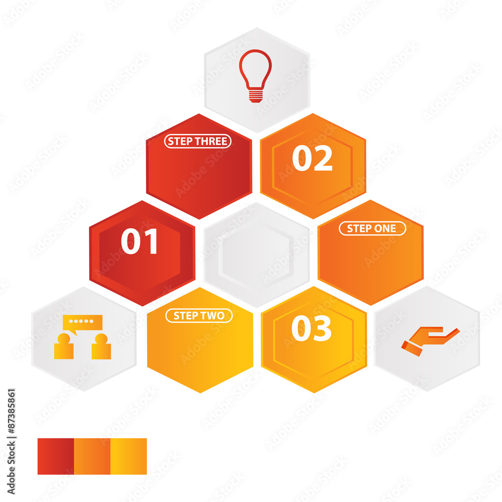 Business infographics number banners template or website layout. Vector. Illustration Business infographics number banners template or website layout. Vector. Illustration
