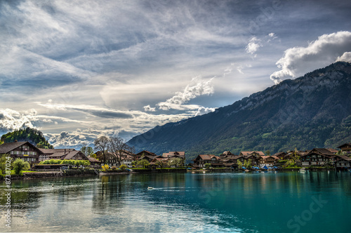 Brienz Lake, Interlaken region in Switzerland © itravelshot