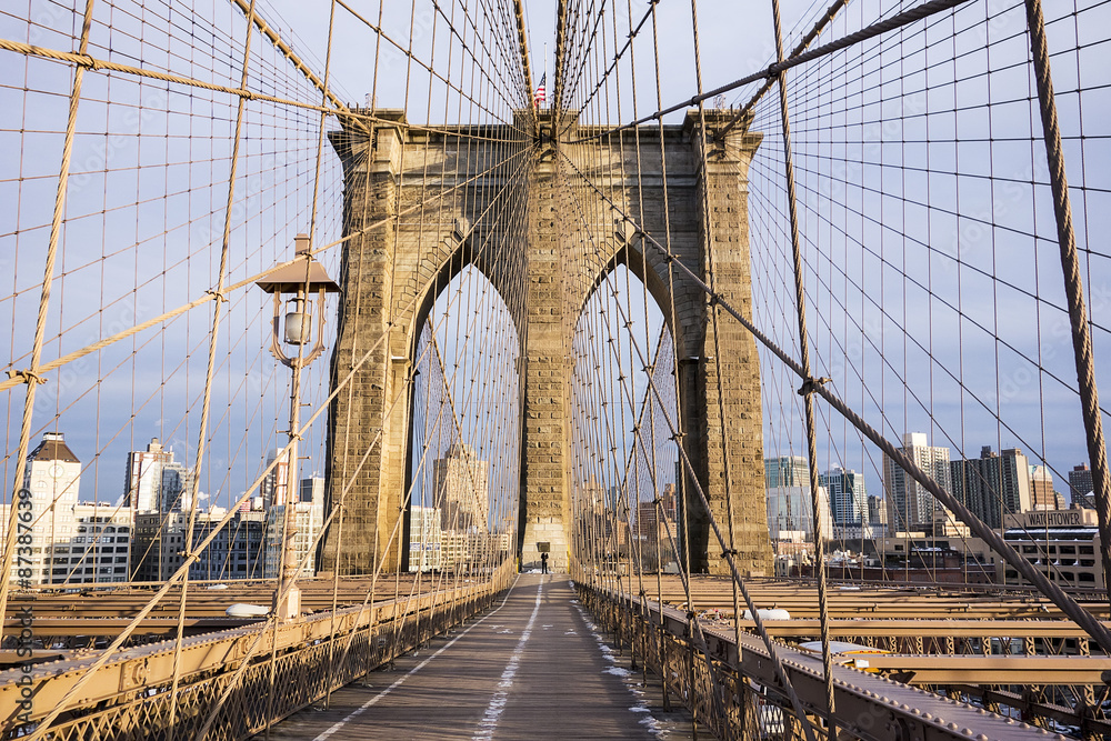 Fototapeta premium Brooklyn Bridge Tower