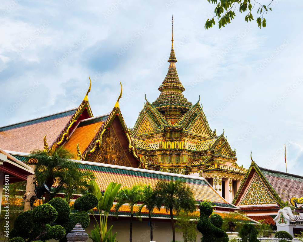 Fototapeta premium Thailand architecture , wat pho , Thailand bangkok