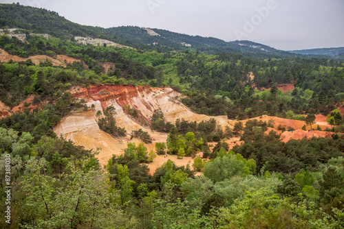 Dramatic view of Colorado Provencal - Provence, France. © itravelshot