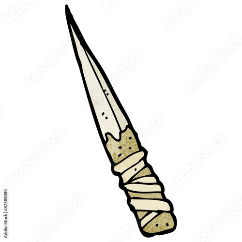 cartoon wooden stake
