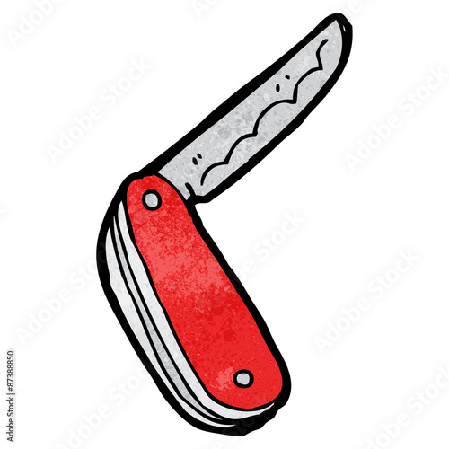 cartoon pocket knife