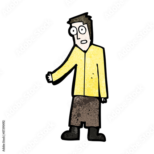 caroton man gesturing