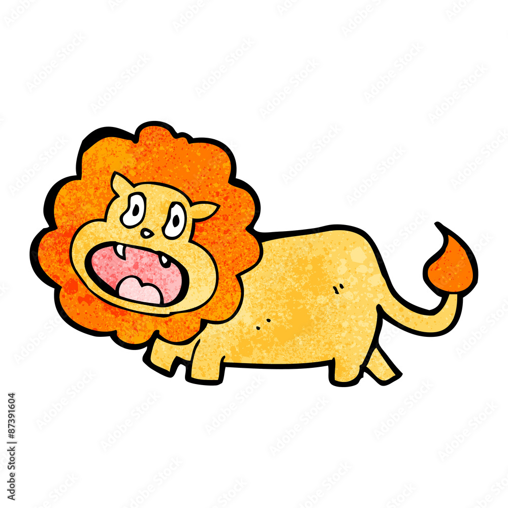 Fototapeta premium cartoon lion