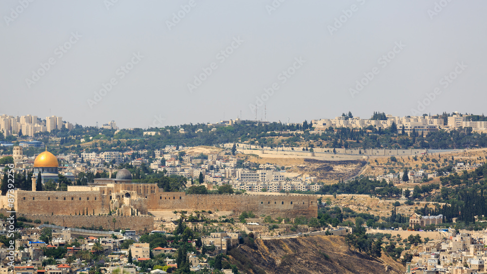 Mosque Al-Aqsa on a Temple mount in Jerusalem
