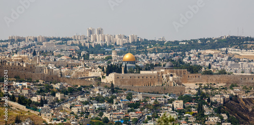 View on Temple mount in Jerusalem