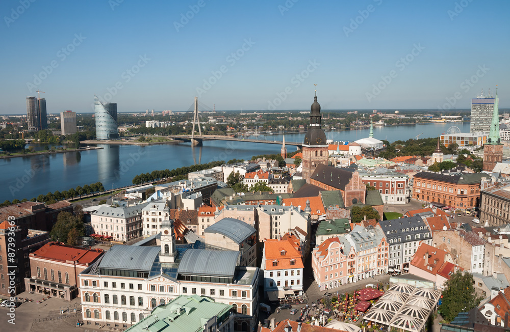 Top view Riga