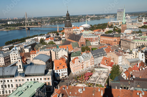 Top view of Riga