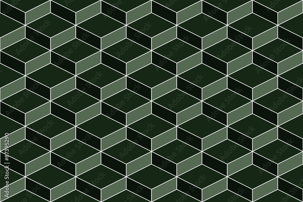 seamless geometric green texture