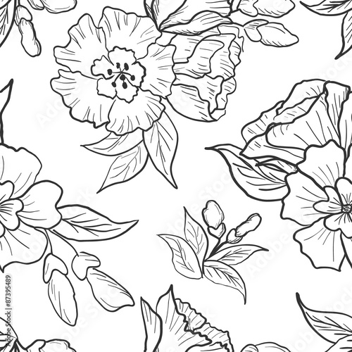 flower seamless pattern