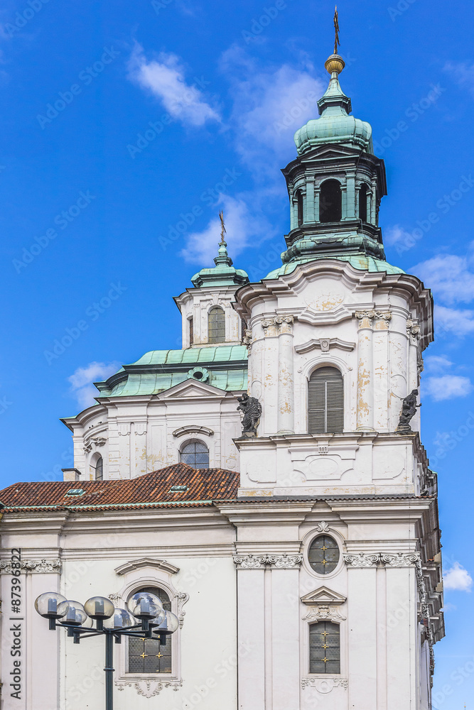 Obraz premium Church of St Nicholas (St Nicholas Cathedral) Prague, Czech Rep.