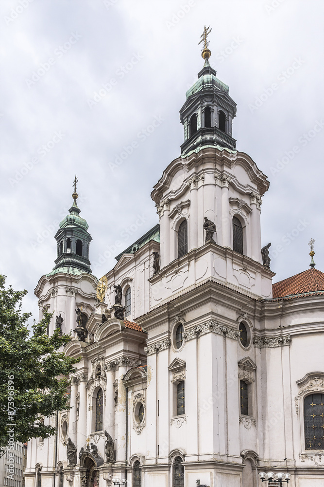 Church of St Nicholas (St Nicholas Cathedral) Prague, Czech Rep.