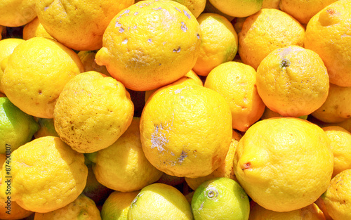 Lemon fruit. photo