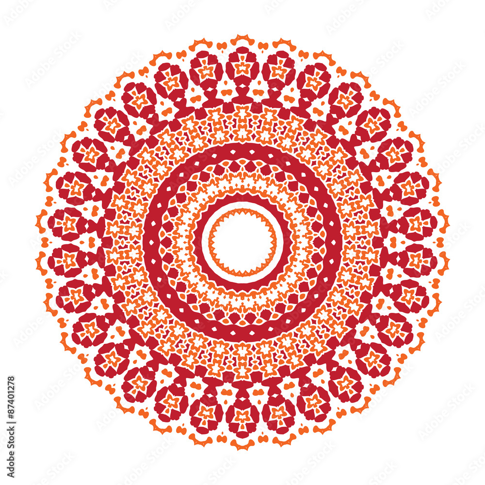 Mandala. Vintage decorative elements. Hand drawn background. Islam, Arabic, Indian, ottoman motifs.