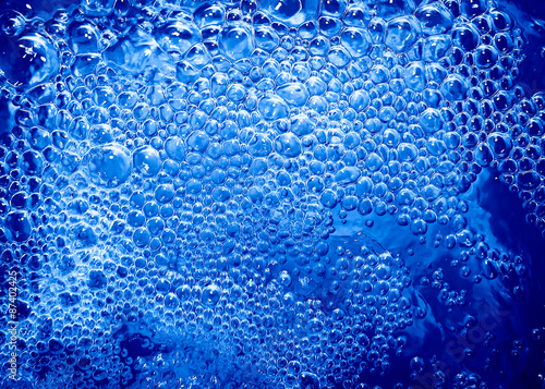 Abstract messy water bubble texture.