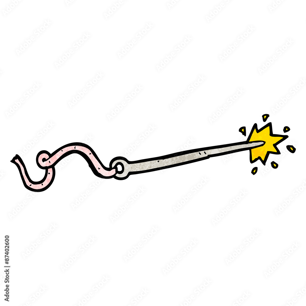 needle and thread cartoon