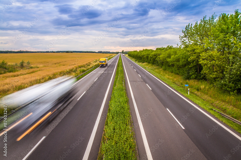 Fototapeta premium Autobahn - Germany