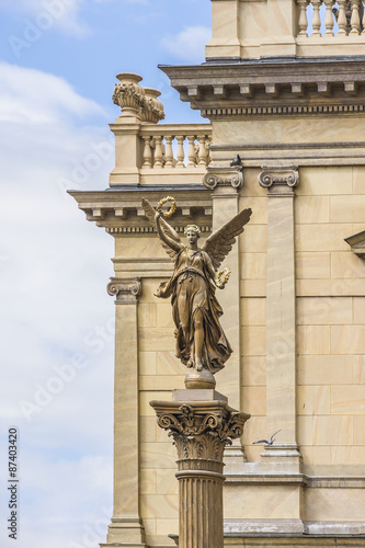 Neo-renaissance Rudolfiunum (concert hall) in Prague, Czech Rep. photo